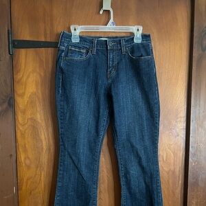 Young Living Dark Blue Flare Jeans
